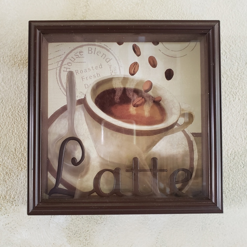 3/$20 Latte Coffee Wall Decor